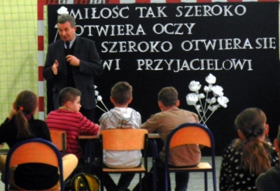 Ks.dr Marek Dziewiecki z wizytą w Wieniawie