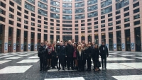 Uczniowie Liceum Jana Pawła  II w Przysusze w Parlamencie Europejskim