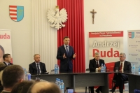 Wizyta Andrzeja Dudy jako kandydata na Prezydenta RP w Powiecie Przysuskim