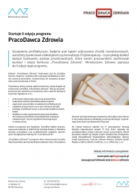 Konkurs "PracoDawca Zdrowia"