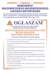 Komunikat lekarza weterynarii
