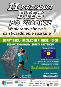 II Przysuski bieg po zdrowie "Wspieramy chorych na stwardnienie rozsiane"