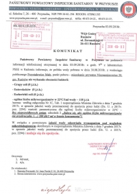 Woda zdatna do spożycia!