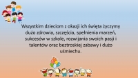 1 czerwca- Dzień Dziecka