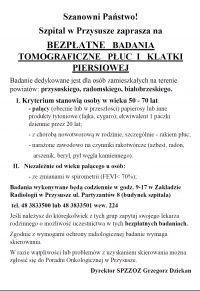 Bezpłatne badania