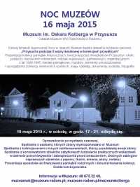 Noc Muze&oacute;w w Przysusze