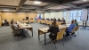 VI sesja VII kadencji Rady Powiatu Przysuskiego w nowej sali konferencyjnej.