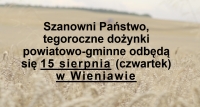 Dożynki informacja