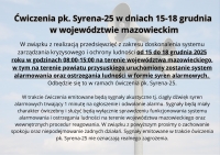 Ćwiczenia pk. Syrena 25