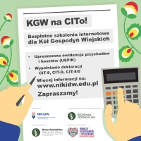 Narodowy Instytut Kultury i Dziedzictwa Wsi zaprasza do udziału w webinariach pn. &bdquo;KGW na CITo!&rdquo;.