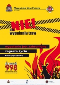 NIE! - dla wypalania traw!