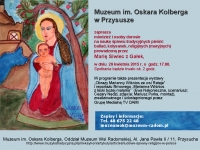 Warsztaty śpiewu tradycyjnego z Marią Siewiec.