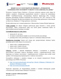 REKRUTACJA UCZESTNIK&Oacute;W DO PROJEKTU &bdquo;ZWIĘKSZENIE SAMODZIELNOŚCI SENIOR&Oacute;W W MIEJSCU ICH ZAMIESZKANIA (RMR)&rdquo;